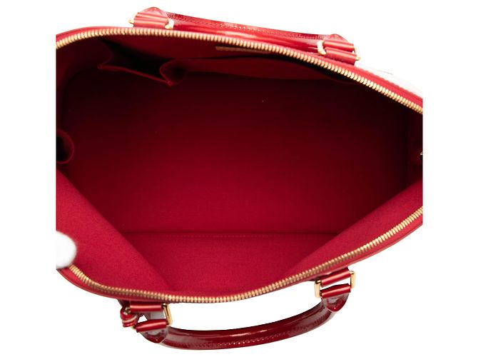 Louis Vuitton Red Monogram Vernis Alma GM - view 4