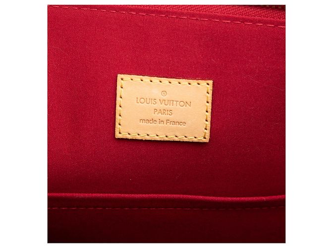 Louis Vuitton Red Monogram Vernis Alma GM - view 5