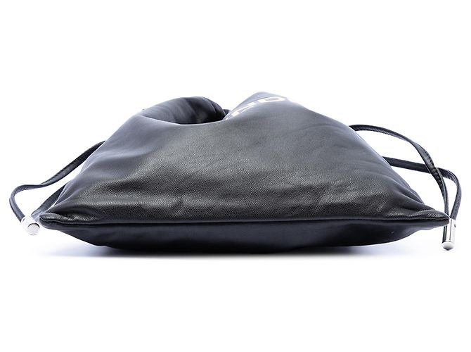 Borsa Pack Pouch in pelle nera Fendi Nero - vista 3