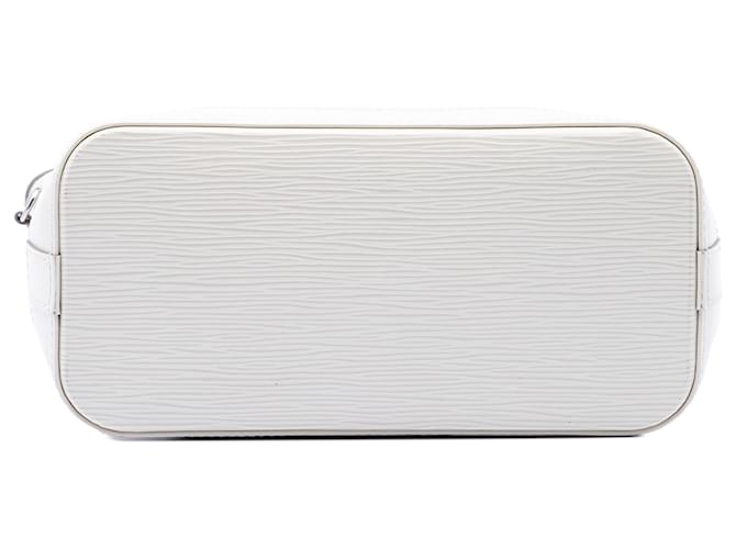 Louis Vuitton White Epi Lockit Vertical Bianco - vista 3