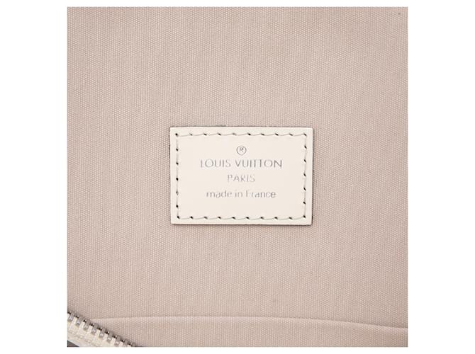 Louis Vuitton White Epi Lockit Vertical Bianco - vista 5