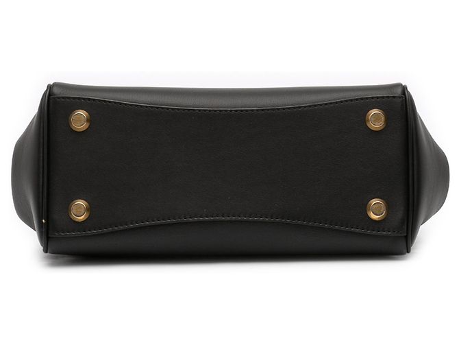 Borsa satchel Hampton Carry All in pelle di vitello liscia nera Balenciaga - vista 3