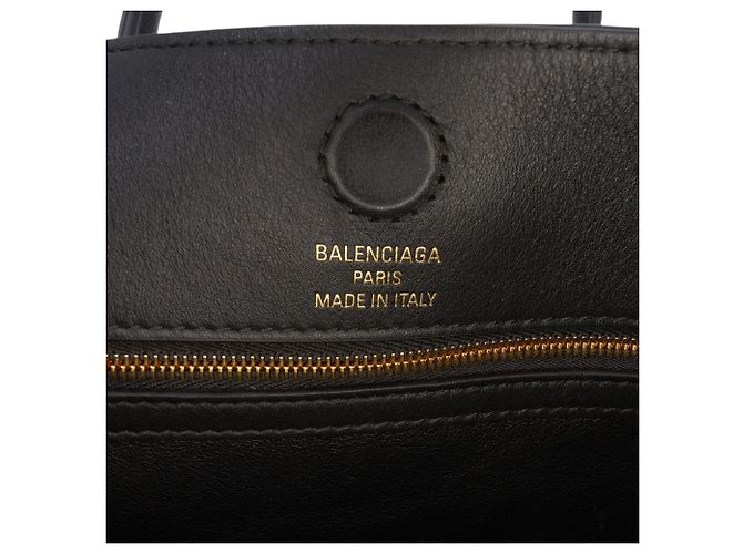 Borsa satchel Hampton Carry All in pelle di vitello liscia nera Balenciaga - vista 6