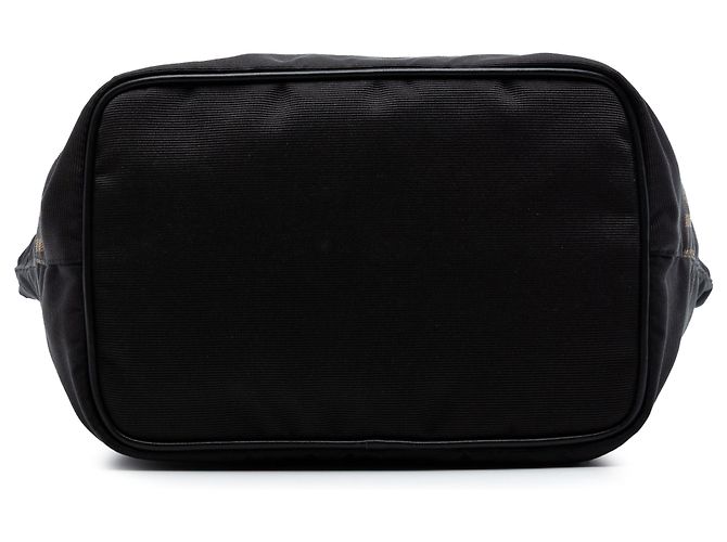 Tote in nylon marrone Fendi Marrone scuro - vista 3