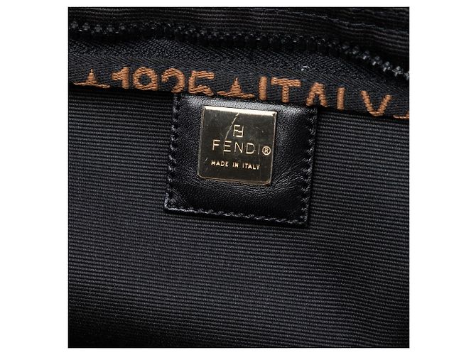 Tote in nylon marrone Fendi Marrone scuro - vista 5
