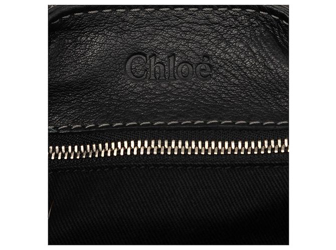 Borsa a tracolla Paddington in pelle nera Chloé Nero - vista 5
