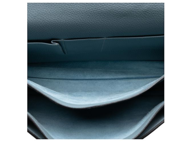 Hermès Blue Togo Sac a Depeches 38 Blu chiaro - vista 4