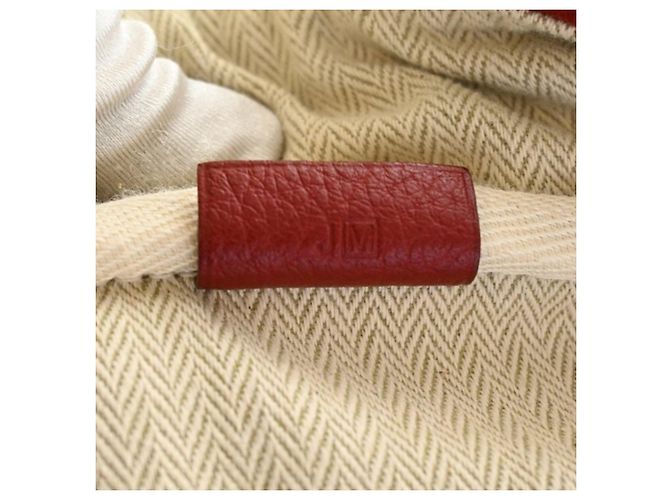Hermès Red Clemence Victoria II 35 Rosso Bordò - vista 5