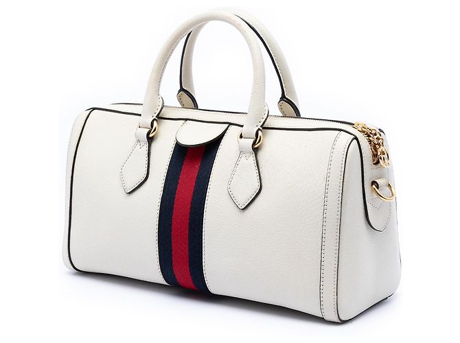 Borsa Gucci Beige Medium in pelle di vitello Web Ophidia - Ansicht 2