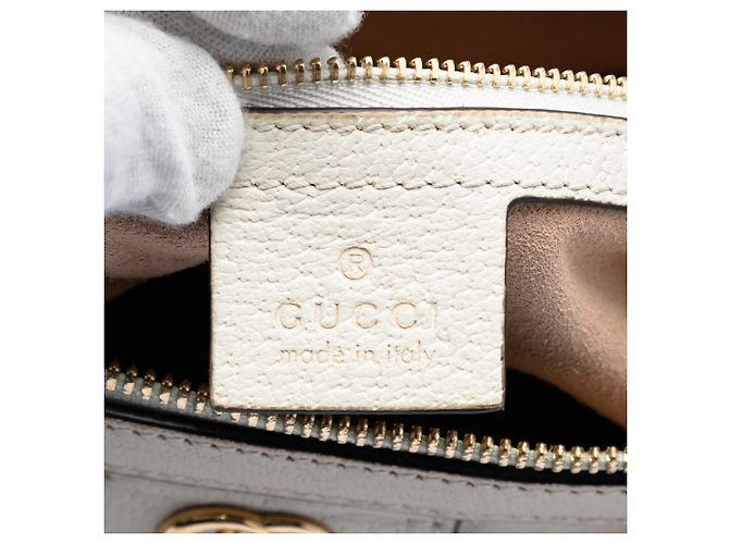 Borsa Gucci Beige Medium in pelle di vitello Web Ophidia - Ansicht 5