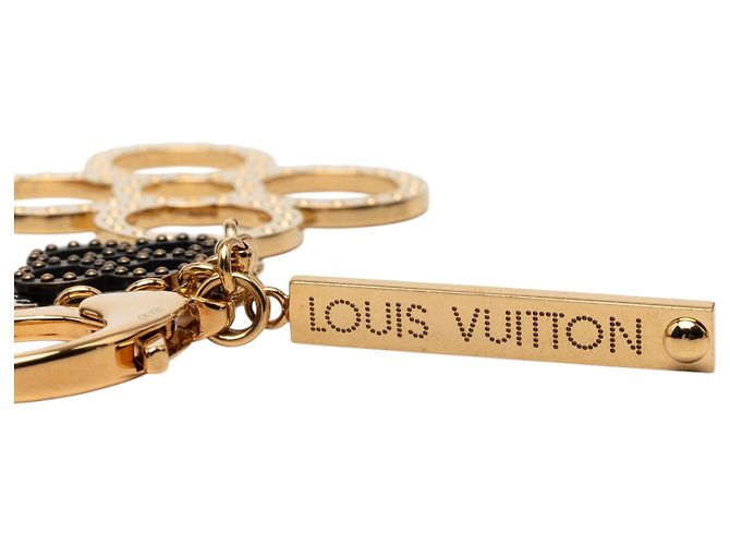 Louis Vuitton Bijoux Sac Tapage Bag Charm placcato oro D'oro - vista 3