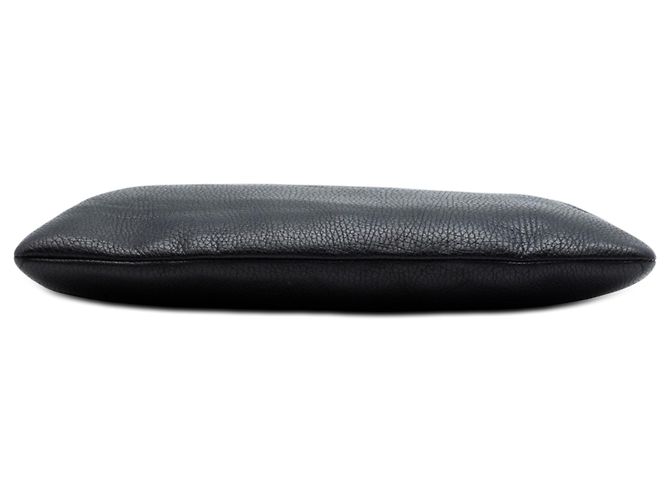 Bamboo Clutch in pelle di vitello nera con nappa in bambù Gucci Nero - vista 3