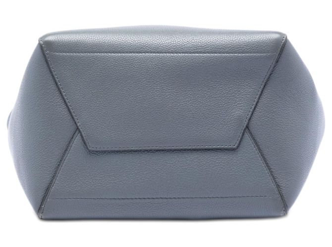 16 Céline Borsa a secchiello Celine Gray Medium in pelle Seau Sangle Marrone - vista 3