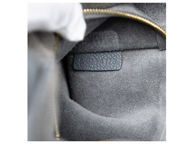 16 Céline Borsa a secchiello Celine Gray Medium in pelle Seau Sangle Marrone - vista 6