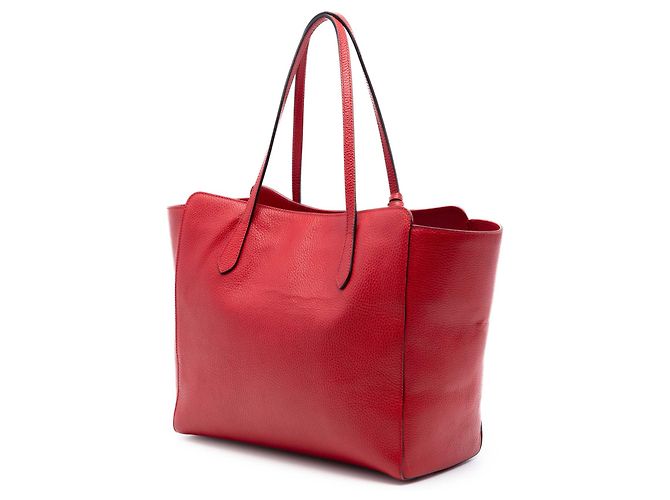 Bolso Tote Swing de cuero rojo tamaño Medium Gucci Roja - vista 2
