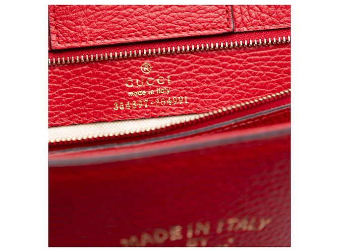 Bolso Tote Swing de cuero rojo tamaño Medium Gucci Roja - vista 5