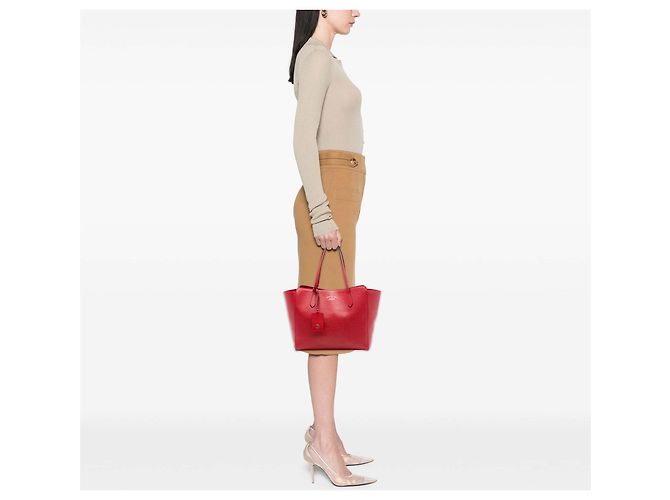 Bolso Tote Swing de cuero rojo tamaño Medium Gucci Roja - vista 6