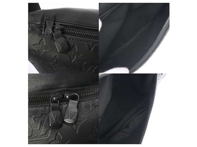 Bumbag Borsa a tracolla Louis Vuitton Monogram Shadow Discovery Nero - vista 10