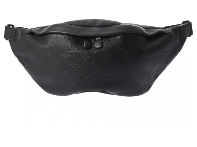 Bumbag Borsa a tracolla Louis Vuitton Monogram Shadow Discovery Nero - vista 2