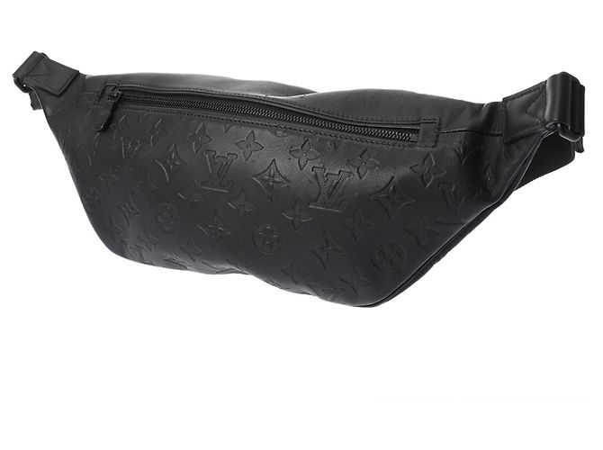 Bumbag Borsa a tracolla Louis Vuitton Monogram Shadow Discovery Nero - vista 3