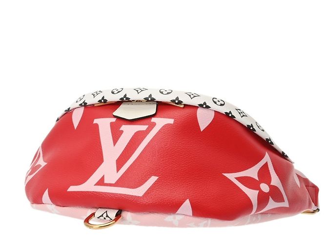 Bumbag Louis Vuitton Monogram Giant Rosso - vista 5