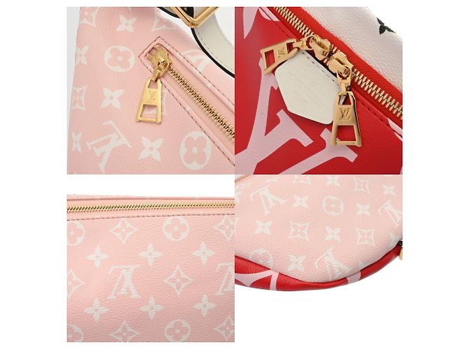 Bumbag Louis Vuitton Monogram Giant Rosso - vista 8