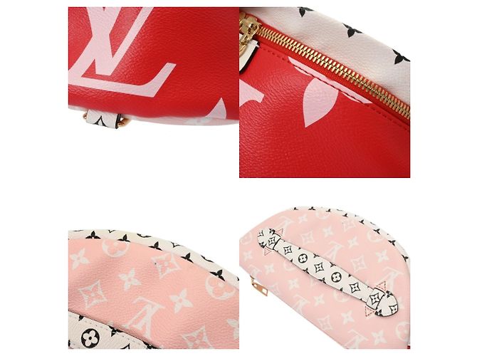 Bumbag Louis Vuitton Monogram Giant Rosso - vista 9
