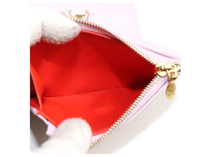 Cartera Louis Vuitton Portefeuille Capucines XS Tri-fold Wallet Rosa - vista 5