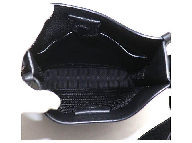 Borsa a tracolla Prada Vitello Daino Nero - vista 4