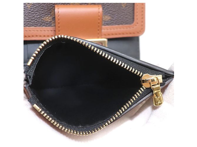 Louis Vuitton Portefeuille Dauphine Compact Klapperbrieftasche Braun - Ansicht 5