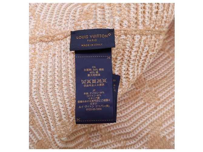 Cappello bucket Louis Vuitton beige - vista 7
