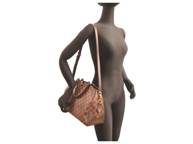 Borsa Bowling Louis Vuitton Kensington Marrone - vista 8