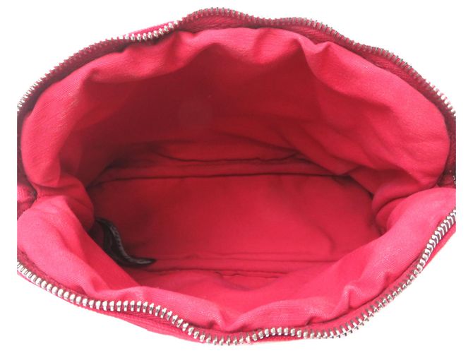 Hermès Bolso de mano Hermes Bolide 20 de algodón rojo para mujer Roja - vista 5