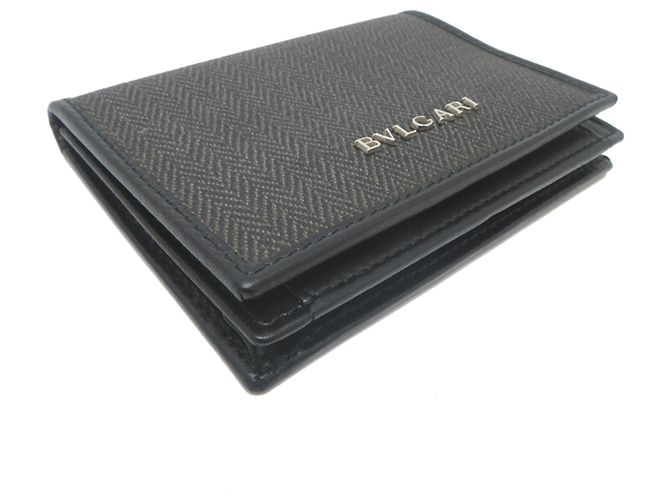 Bulgari Tarjetero Weekend Bvlgari Castaño Negro - vista 3