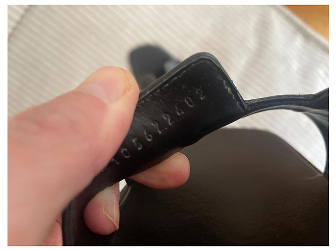 Sandali Hermès Oran in pelle nera Nero - vista 4