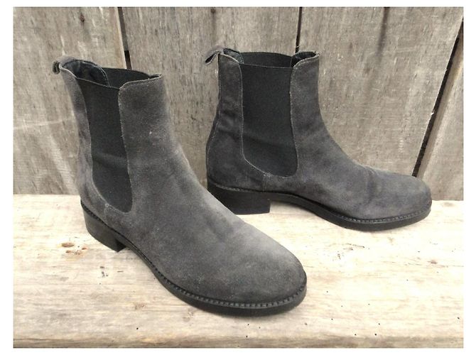Autre Marque Botines de ante Via Vai Gris - vista 3