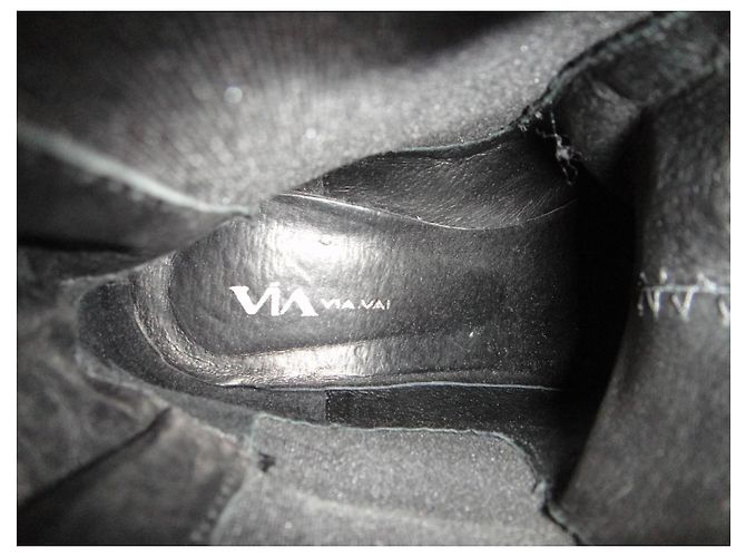 Autre Marque Botines de ante Via Vai Gris - vista 6