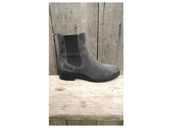 Autre Marque Botines de ante Via Vai Gris - vista 8