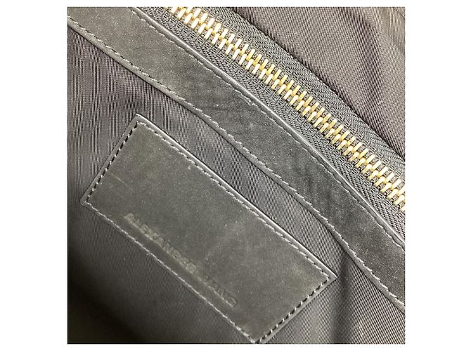 Borsa Tote Pelican in pelle nera con stampa coccodrillo Alexander Wang Nero - vista 12