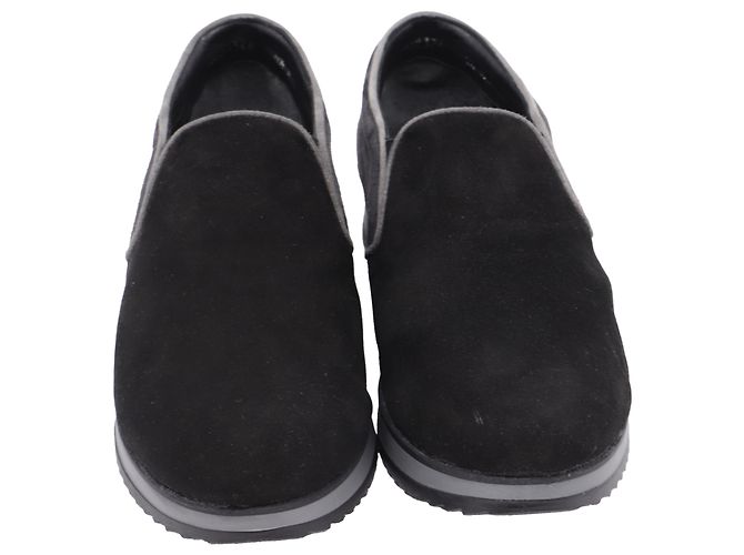 Sneakers Slip-On Stuart Weitzman in scamosciato nero - vista 2