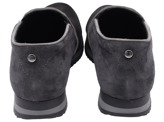 Sneakers Slip-On Stuart Weitzman in scamosciato nero - vista 5