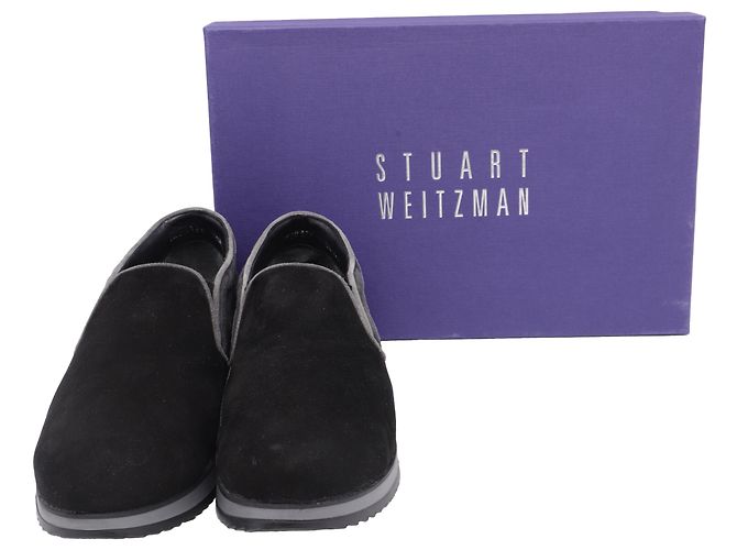 Sneakers Slip-On Stuart Weitzman in scamosciato nero - vista 8