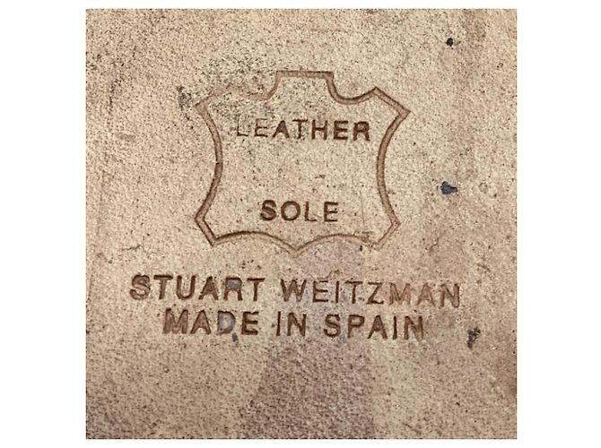 Sandali piatti decorati Stuart Weitzman in pelle argento - vista 8