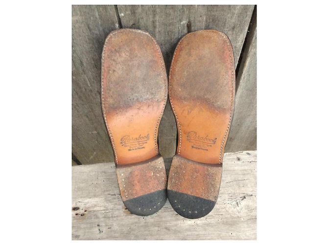 Paraboot Leder Derbys Schnürschuhe Schwarz - Ansicht 3