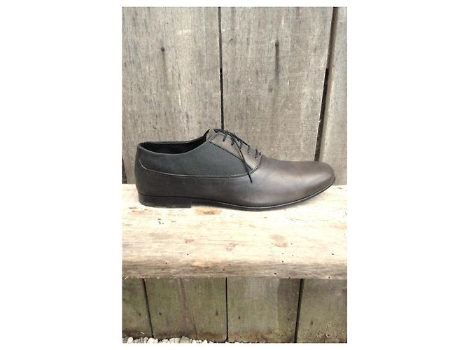 Scarpe Stringate Heschung da uomo Grigio Marrone scuro - vista 10