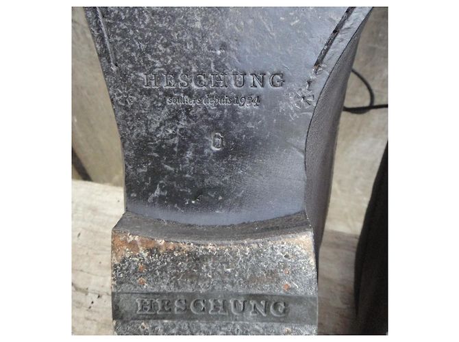 Scarpe Stringate Heschung da uomo Grigio Marrone scuro - vista 7