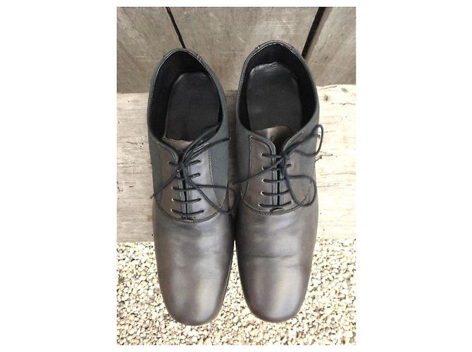 Scarpe Stringate Heschung da uomo Grigio Marrone scuro - vista 9