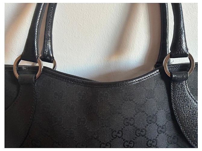 Borsa a mano Gucci GG Supreme Nero - vista 2