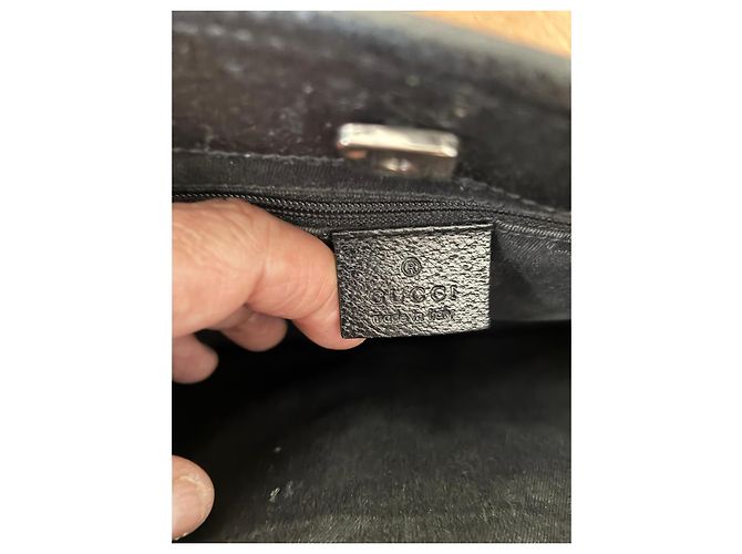 Borsa a mano Gucci GG Supreme Nero - vista 3