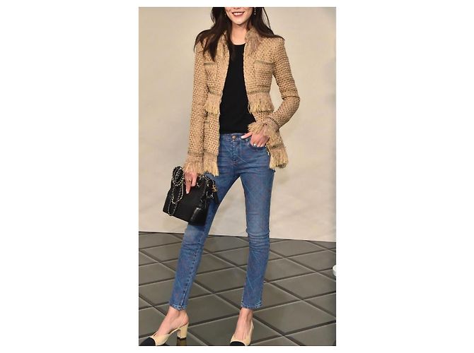 Jeans Chanel Matelassé Blu scuro - vista 7